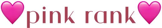 pink rank